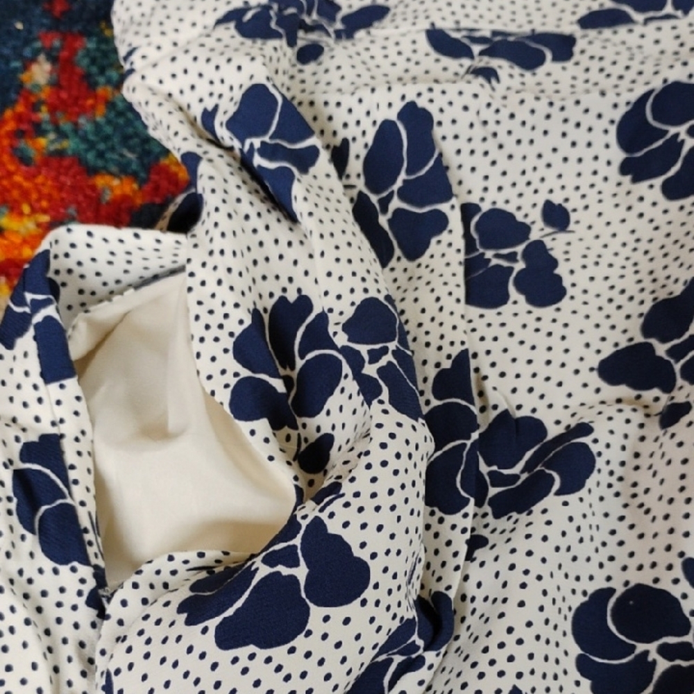 Boden Blue Floral Crew Neck Maxi Dress - Picture 3 of 11